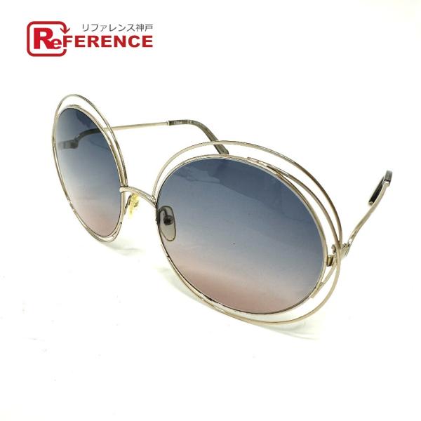 Chloe クロエ CE114S サングラス シルバー ユニセックス【中古】