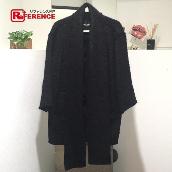 未使用 DOLCE&amp;GABBANA ドルチェアンドガッバーナ F0O07T ロングコート S マフラ...