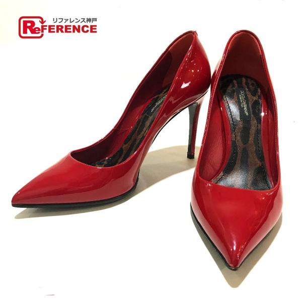 新品同様 DOLCE&amp;GABBANA ドルガバ CD0039-AC062 ハイヒール KATE レオ...