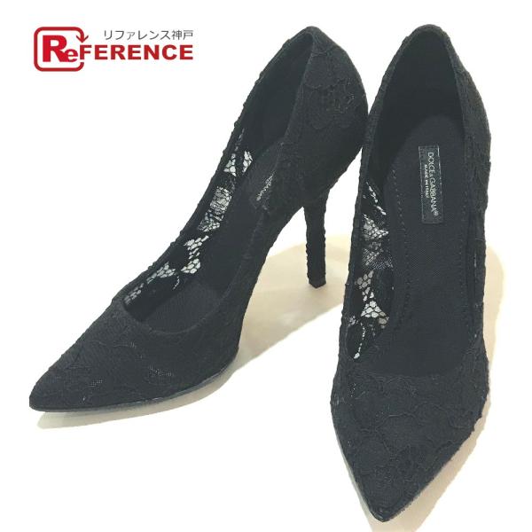 未使用 DOLCE&amp;GABBANA ドルガバ C16773 A7540 8RQ56 ハイヒール レー...