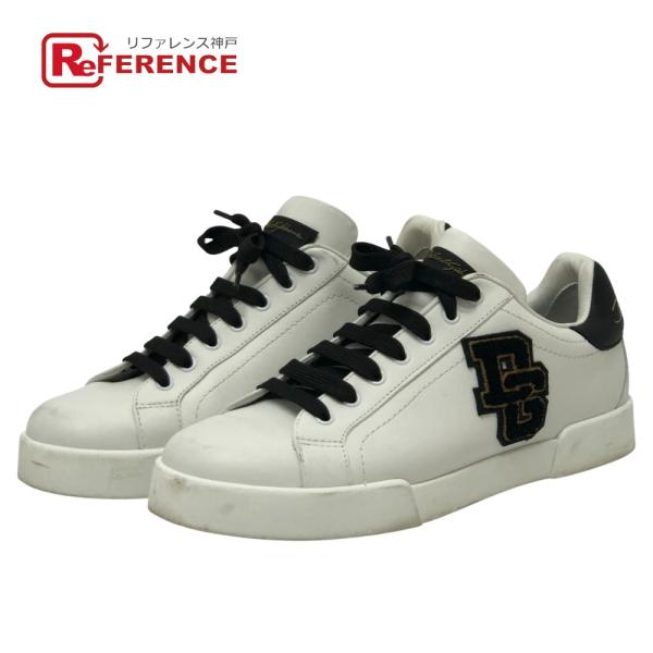 DOLCE&amp;GABBANA ドルチェアンドガッバーナ DGロゴ 靴 シューズ ローカット レースアッ...