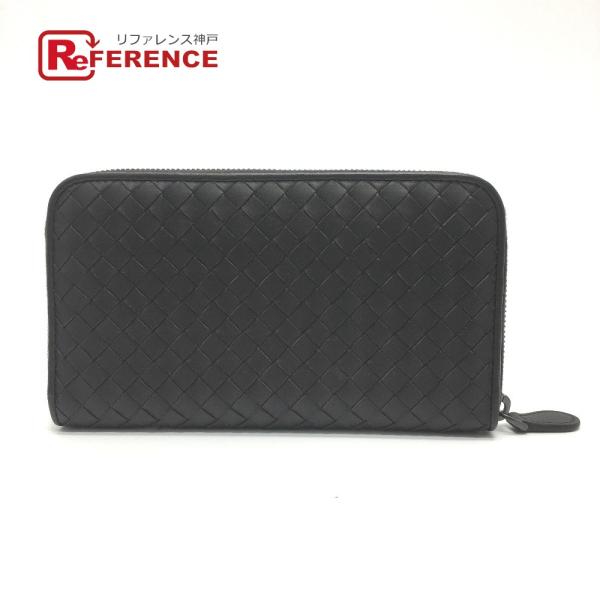 BOTTEGA VENETA ボッテガヴェネタ 114076 イントレチャート ジップアラウンドウォ...