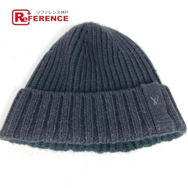 LOUIS VUITTON ルイヴィトン LV ロゴ ビーニー 帽子 ニット帽 ニットキャップ ニッ...