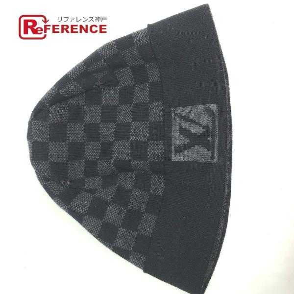 LOUIS VUITTON ルイヴィトン M74197 ボネ・プティ ダミエ ビーニー 帽子 ニット...