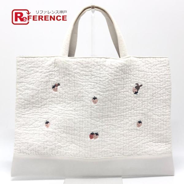 美品  ファミリア ピオヌンナル コラボ 第一弾 ピアノ ハンドバッグ レッスンバッグ ウサギ トー...