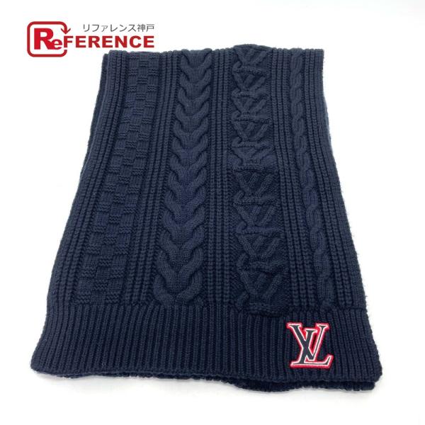新品同様 LOUIS VUITTON ルイヴィトン MP2866 LVロゴ エシャルプ LVケーブル...
