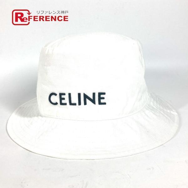 CELINE セリーヌ 2AUO4968P ロゴ ハット帽 帽子 バケットハット ボブハット バイカ...
