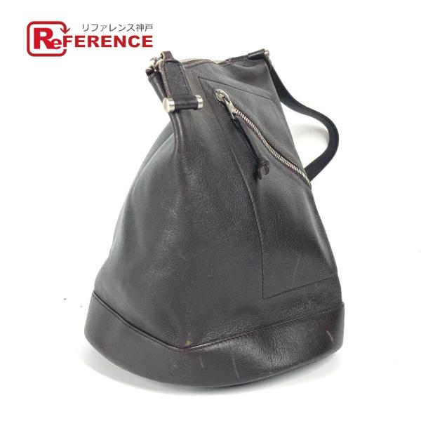 LOEWE ロエベ アントン カバン バックパック ショルダーバッグ リュックサック ブラウン ユニ...