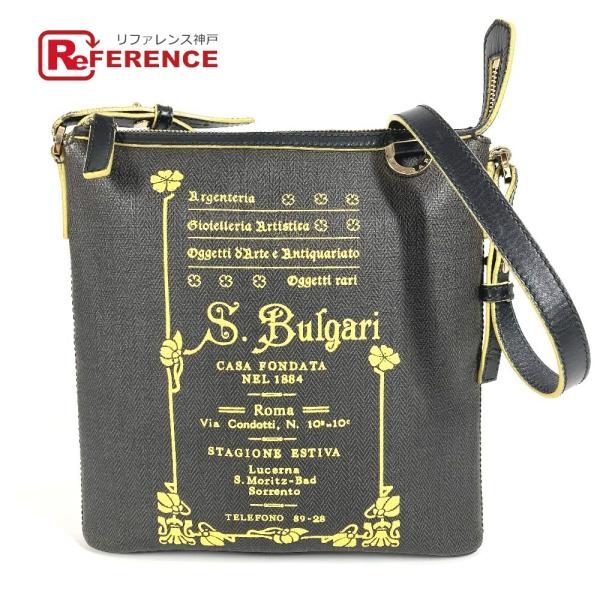 BVLGARI ブルガリ S.Bulgari ロゴ カバン 斜め掛け ポシェット コレツィオーネ シ...