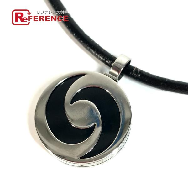 BVLGARI ブルガリ アレグラオプティカル ネックレス アクセサリー チョーカー 革紐 ネックレ...