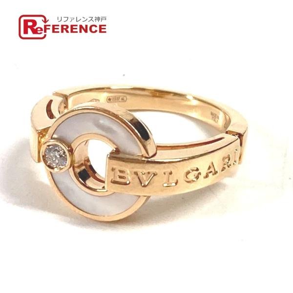 BVLGARI ブルガリ オープンワーク ブルガリブルガリ ロゴ アクセサリー マザーオブパール ダ...