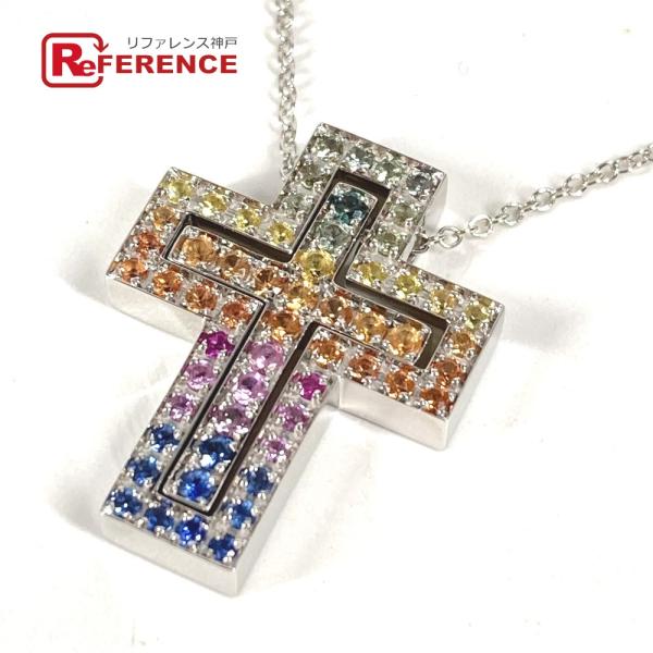 Damiani ダミアーニ ベルエポック レインボー S 十字架 チェーンネックレス アクセサリー ...