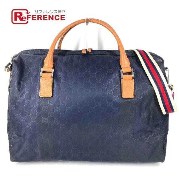GUCCI グッチ 196356 ロゴ カバン 旅行バッグ 2WAYバッグ ショルダーバッグ 斜め掛...