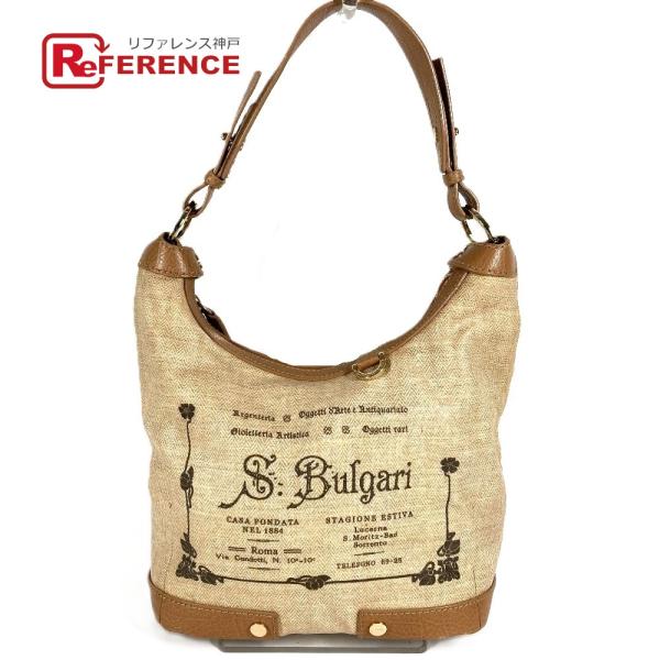 BVLGARI ブルガリ コレツィオーネ S.bulgari トートバッグ カバン 肩掛け ハンドバ...
