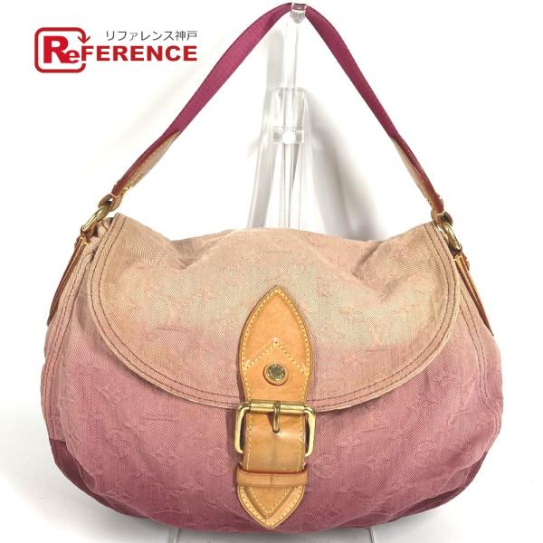 LOUIS VUITTON ルイヴィトン サンレイ カバン 肩掛け モノグラムデニム ショルダーバッ...