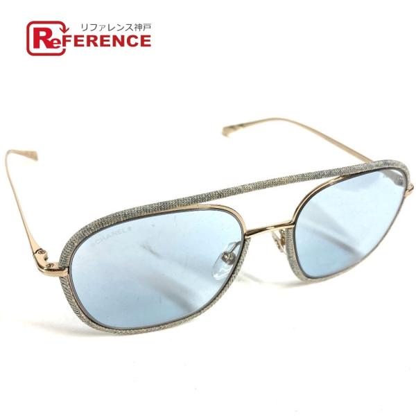 CHANEL シャネル 4249-J CC ココマーク ロゴ めがね メガネ アイウェア 眼鏡 デニ...