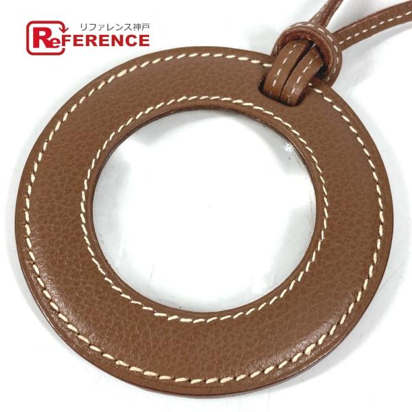 HERMES エルメス ルーペ ネックレス アクセサリー 紐 ネックレス ブラウン ユニセックス【中...