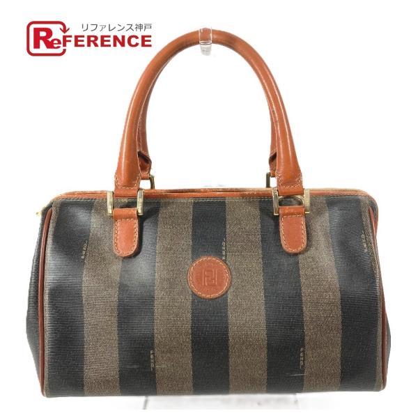 FENDI フェンディ ペカン カバン ミニボストンバッグ ヴィンテージ ハンドバッグ カーキ ユニ...