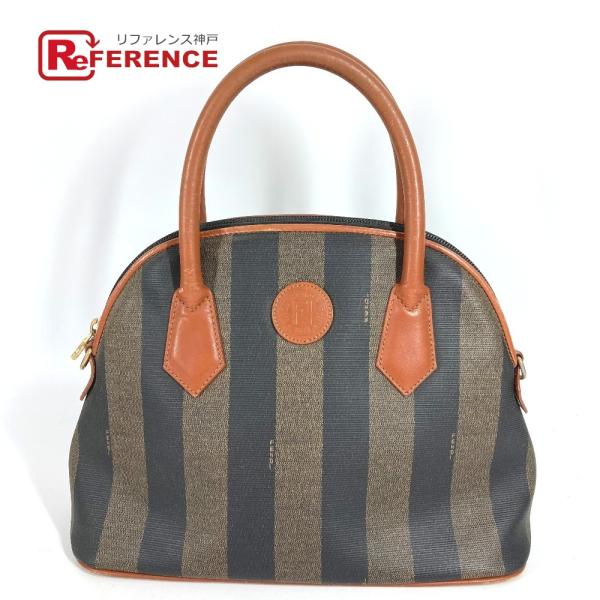 FENDI フェンディ ペカン カバン  トートバッグ  ヴィンテージ ハンドバッグ カーキ レディ...