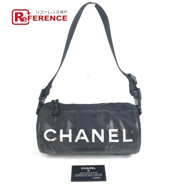 CHANEL シャネル CC ココマーク ロゴ 筒形 ショルダーバッグ ワンショルダー  スポーツ ...