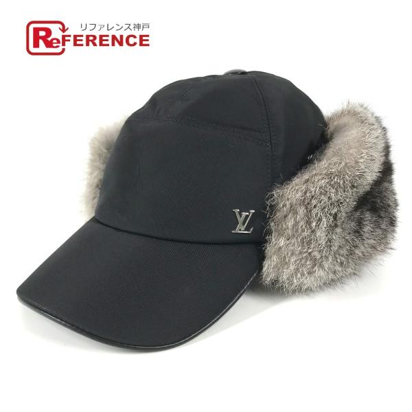 LOUIS VUITTON ルイヴィトン M70939 フライト キャップ LVロゴ 帽子 キャップ...
