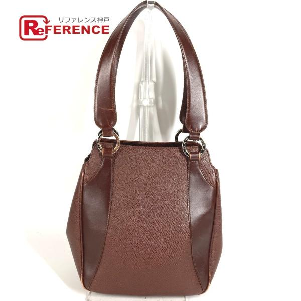 BVLGARI ブルガリ ブルガリブルガリロゴ ハンドバッグ 肩掛け カバン ショルダーバッグ レデ...