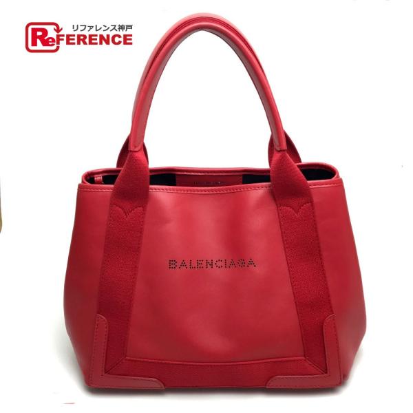 BALENCIAGA バレンシアガ 339933 ネイビーカバス S トートバッグ ショルダーバッグ...