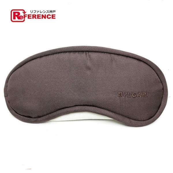 未使用　BVLGARI 　ブルガリ  アイマスク　ロゴ シルク/ ユニセックス