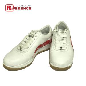 ルイヴィトン スニーカー ビバリーヒルズ ライン 型押しクロコレザー