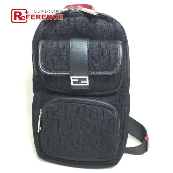 FENDI フェンディ 7VZ049 ズッカ FF柄 クロスボディバッグ ショルダーバッグ ファブリ...