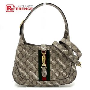 GUCCI グッチ ジャッキー 00963 ショルダーバッグ GGキャンバスxレザー