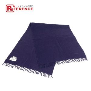 海外最新 良品 エルメス シルク カシミヤ リバーシブルマフラー Hロゴ
