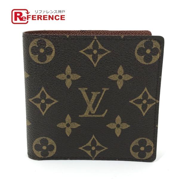 LOUIS VUITTON ルイヴィトン M61675 モノグラム ポルトフォイユ・マルコ 短財布 ...