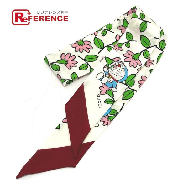 GUCCI グッチ 656611 ドラえもん DORAEMON スカーフ フローラ ネックボウ スカ...