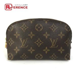 LOUIS VUITTON ルイヴィトン M47515 モノグラム ポシェット コスメティック メイクポーチ 化粧ポーチ ポーチ ブラウン レディース【中古】