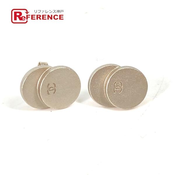 CHANEL シャネル ダブルサークル アクセサリー CC ココマーク 99C ピアス シルバー レ...