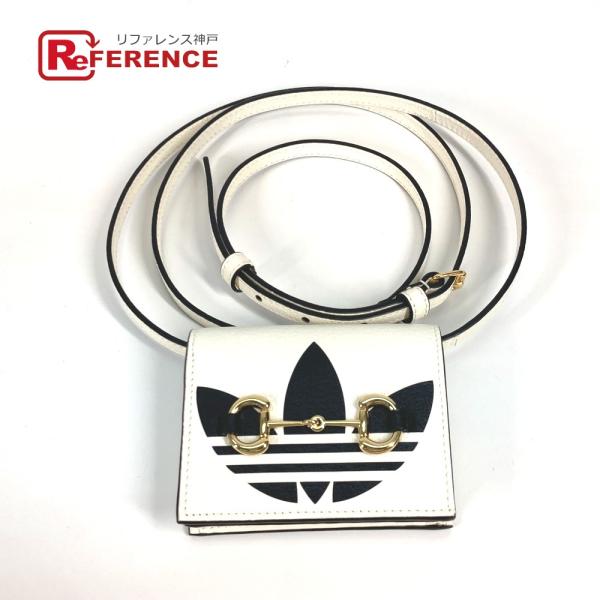 新品同様 GUCCI グッチ 702248 ホースビット ショルダーバッグ 斜め掛け adidas ...