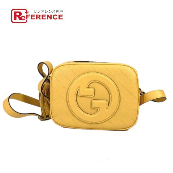 未使用 GUCCI グッチ 742360 ブロンディ  スモールバッグ ラウンドインターロッキングG...