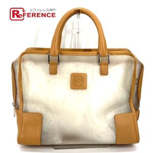 LOEWE ロエベ アマソナ ハンドバッグ トート スエード ブルー 青