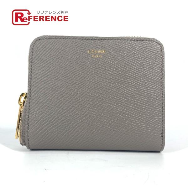 新品同様 CELINE セリーヌ 10L203BEL.10BL スモール ジップウォレット エッセン...