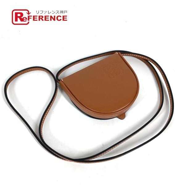 新品同様 LOEWE ロエベ アナグラム ロゴ ストラップ付 斜め掛け 財布 小銭入れ コインケース...