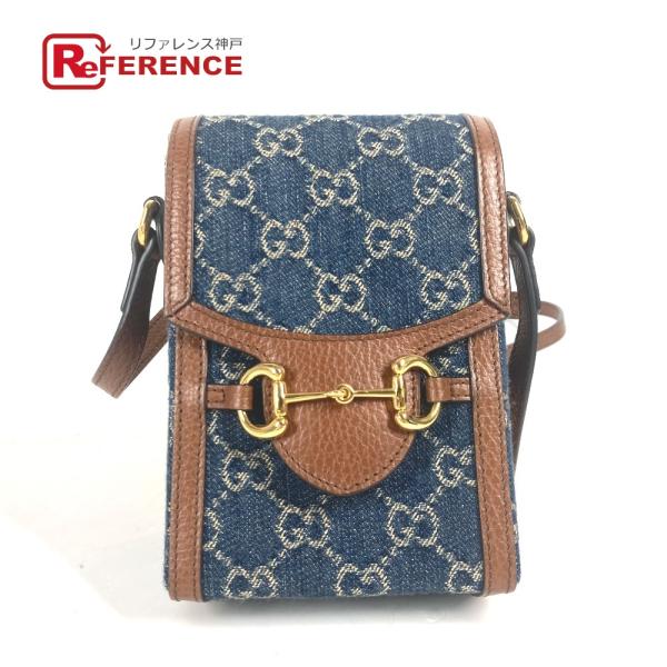 美品 GUCCI グッチ 625615 ホースビット 1955 ミニバッグ 肩掛け 斜め掛け ポシェ...