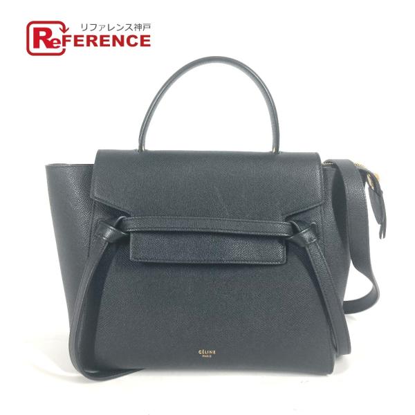 CELINE セリーヌ ベルトバッグ 2WAY ショルダーバッグ 肩掛け 斜め掛け マイクロ ハンド...