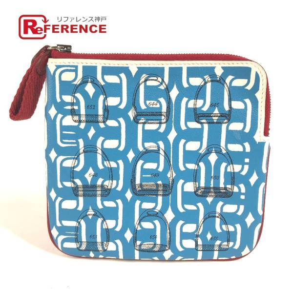 未使用 HERMES エルメス カレ ポケット スクエア ポーチ ピンク レディース【中古】