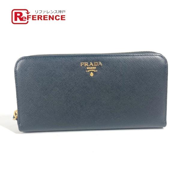 PRADA プラダ 1ML506 ハート バイカラー ロングウォレット ラウンドファスナー ロゴ 長...