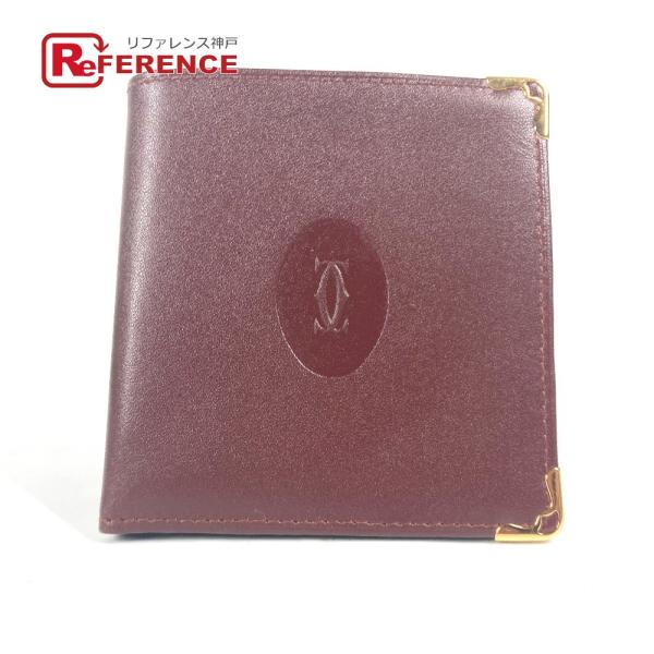 未使用 CARTIER カルティエ マストライン コンパクトウォレット ヴィンテージ 2つ折り財布 ...