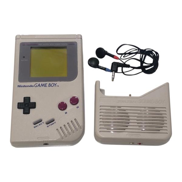 Nintendo 任天堂 DMG-01 GAMEBOY ゲームボーイ SOUND BOY セット イ...