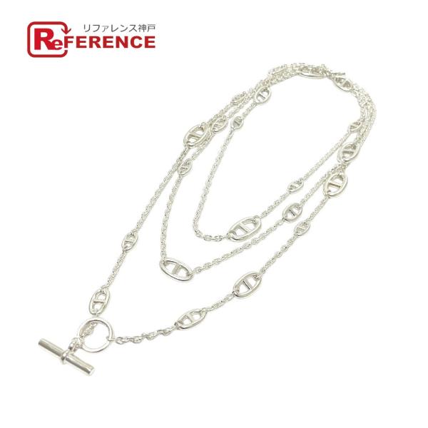 新品 HERMES エルメス ファランドール 160 ロングネックレス シェーヌダンクル ネックレス...
