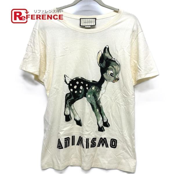 GUCCI グッチ 492347 ANIMISMO バンビプリント トップス 半袖Ｔシャツ コットン...