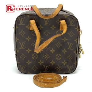 LOUIS VUITTON◇スポンティーニ_モノグラム・キャンバス/PVC/BRW